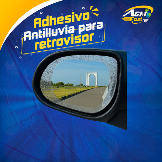 Adhesivo Antilluvia para Retrovisor Grande 240X200mm