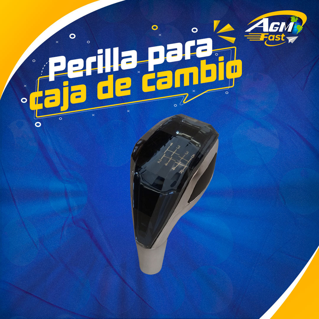 Perilla para Caja 5a de Cristal con Luz Led RGB