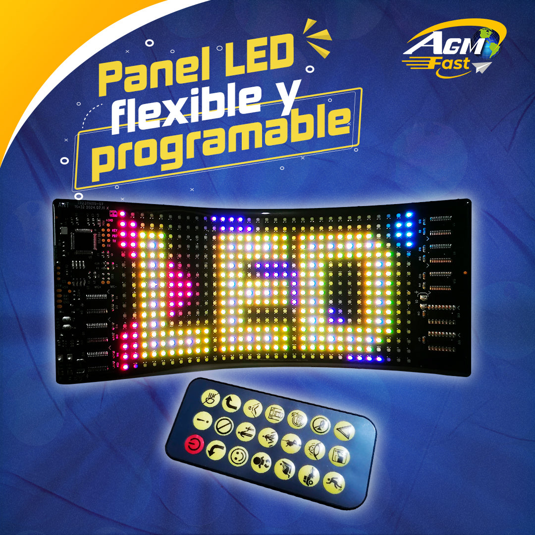 Panel LED Flexible y Programable 512LED – AGMGROUPTRADING S.R.L.