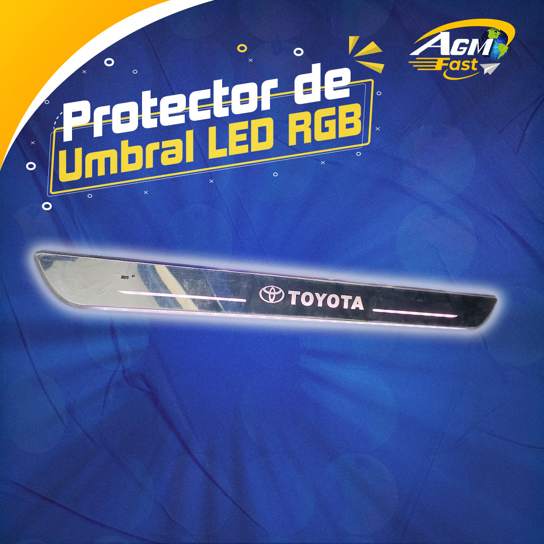Protector de Umbral LED RGB - 4 Pcs