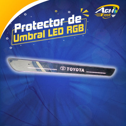 Protector de Umbral LED RGB - 4 Pcs