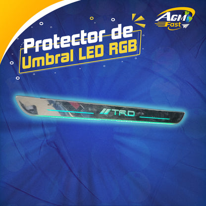 Protector de Umbral LED RGB - 4 Pcs