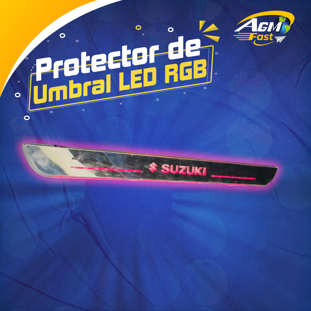 Protector de Umbral LED RGB - 4 Pcs