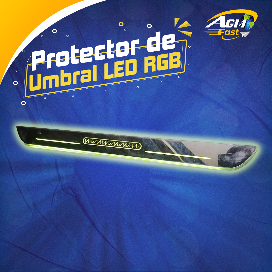 Protector de Umbral LED RGB - 4 Pcs