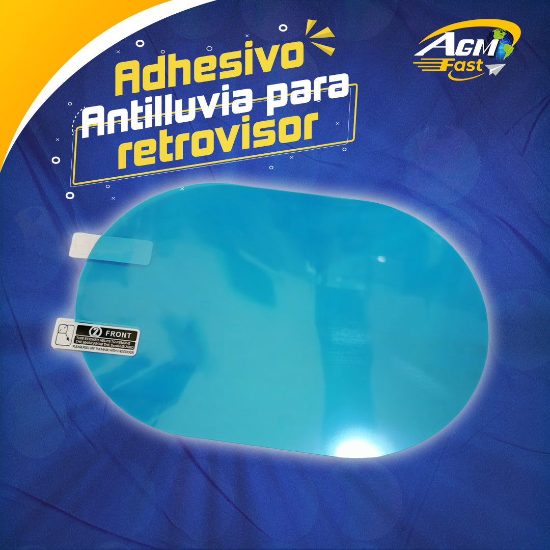 Adhesivo Antilluvia para Retrovisor Grande 240X200mm