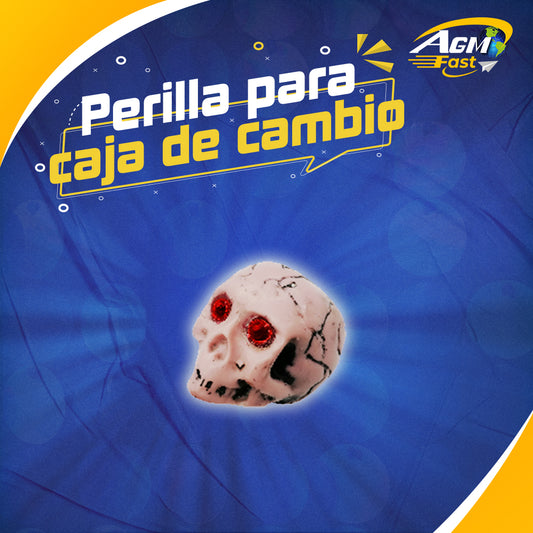 Perilla para Caja Calavera - Cabeza con Luz