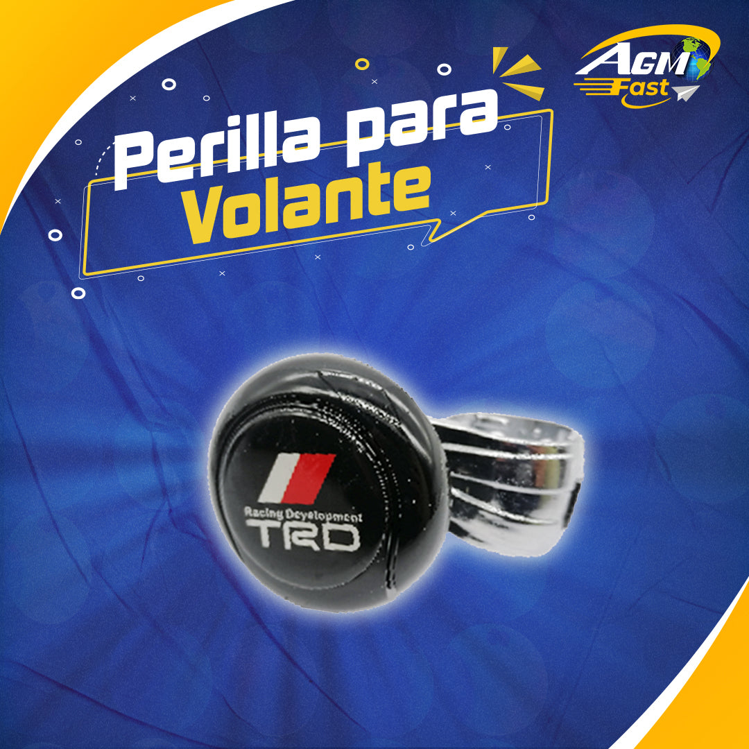 Perilla para Volante Negro con Logo TRD