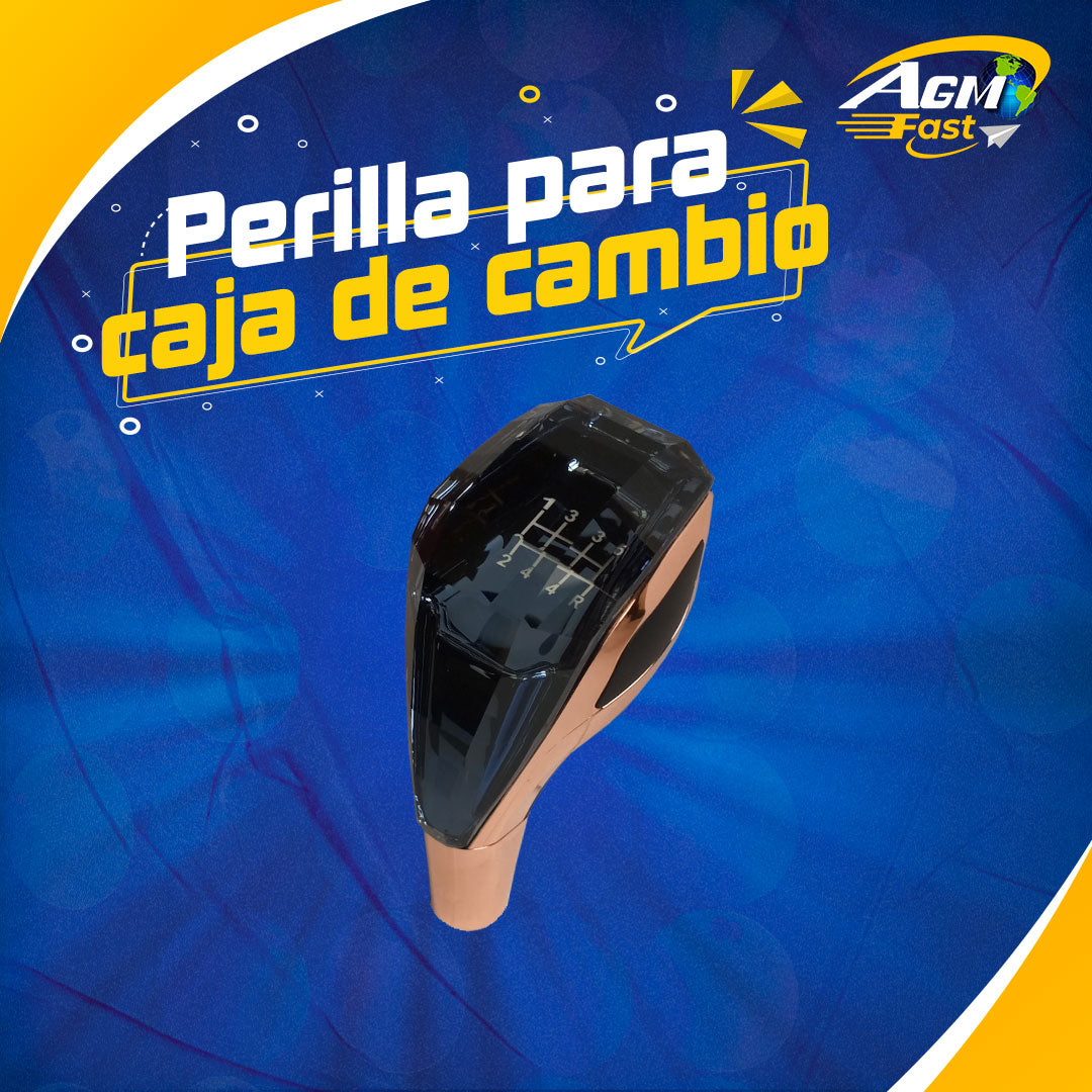 Perilla para Caja 5a de Cristal con Luz Led RGB