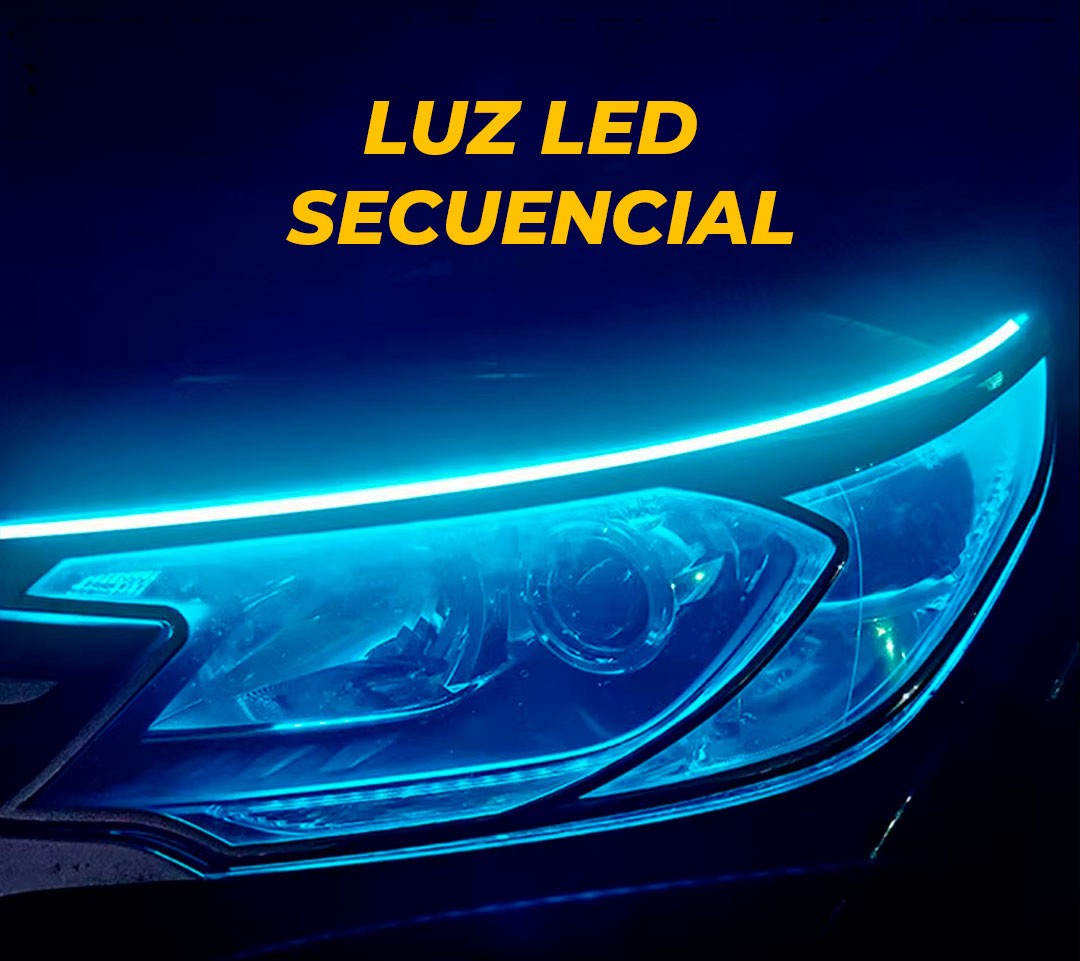 Luces LED Secuenciales RGB para Autos